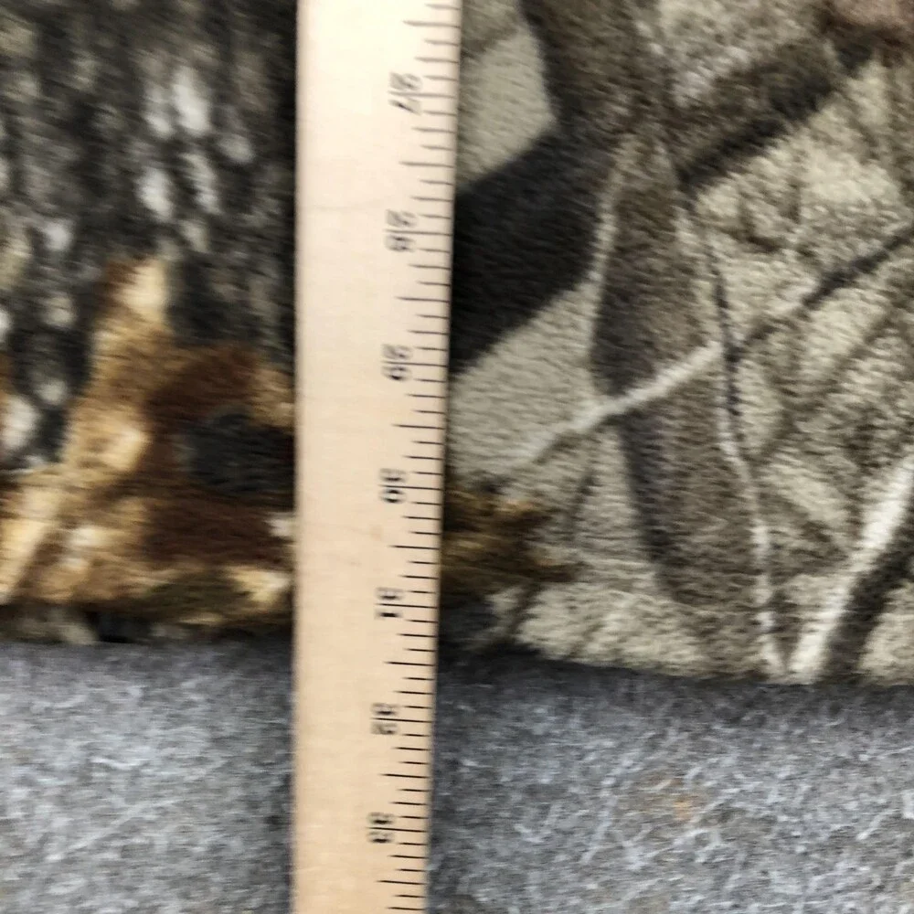 Winchester Jacket Mens 2XL Brown Camouflage Fleece Full Zip Hunting Outdoor